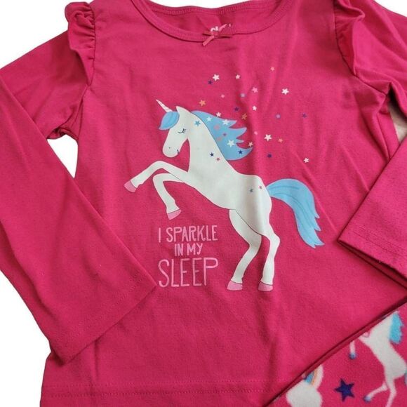 Carter's unicorn pajamas 4T - Picture 2 of 4